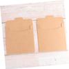 Cabilock 30Pcs Kraft Paper CD Dvd Sleeves Cardboard Envelopes for Easy Storage and Client File Transfer view 2
