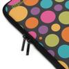 Colorful Polka Dot Laptop Sleeve, Fun Tech Accessory for Students, Gift for Birthdays, Modern Office Style, Everyday Use view 2