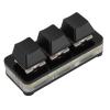 WiseZythum 3 Key Mini Keypad USB Mechanical Gaming Keyboard RGB Customized Programmable Keypad with Red Switch for Office Work (Black) view 3