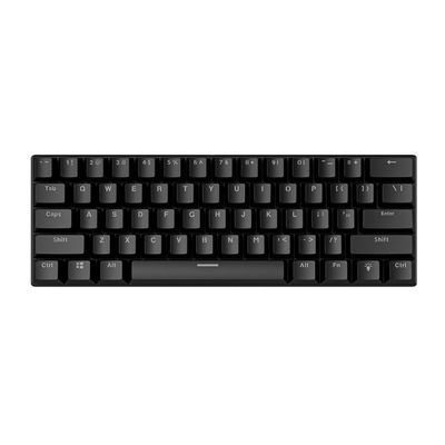 BD61 RGB Mechanical Gaming Keyboard, White, LED Backlit, Ultra-Compact Layout, Blue Switch, Ergonomic Design, Fast Response Time