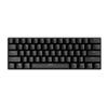 BD61 RGB Mechanical Gaming Keyboard, White, LED Backlit, Ultra-Compact Layout, Blue Switch, Ergonomic Design, Fast Response Time view 1