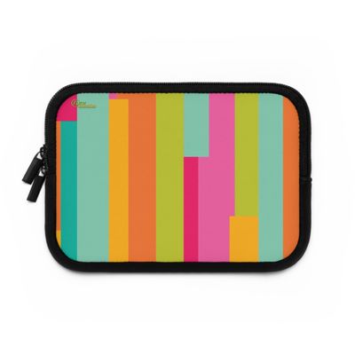 Colorful Laptop Sleeve, Trendy Computer Case, Stylish Tech Accessory, for Students, Vibrant Design, Technology Lover