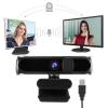 5MP 1080P Webcam with 80 Wide Angle Lens, CMOS Sensor, and Auto Low Light Correction for Online Teaching, Business Meetings, and Live Streaming on Multiple Platforms view 3