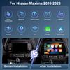 13 Car Radio Stereo for 2016-2023 Nissan Maxima - 10.1" IPS Touch Screen, Upgrade Dash Kit with CarPlay & Android Auto, GPS Navigation, Bluetooth 5.0, WiFi, SWC, 5G, DSP view 2