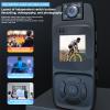 Fonykadpt 4K Body Camera with 180-Degree Rotating Lens, 64GB Storage, Night Vision, Portable Wearable Recorder for Police, Work, Outdoors, Meetings view 2