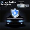 128GB Dash Cam Front and Rear for Cars, 1080P Dual Lens Car Camera with IR Night Vision, 3.16" IPS Screen, 24H Parking Monitor, Loop Recording, Audio, Wide Angle view 4