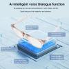 VBESTLIFE Ai Translation Smart Glasses with Bluetooth for Men Women, 144 Languages Translation Glasses for Travel Meeting Trade Business (Pink and White Frame) view 2