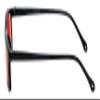 Medspex M Readers 105 Color Therapy Reading Glasses +7.00 Black/Deep Red Unisex Fluorescent Light Sensitivity Chromotherapy Chakra Healing view 4