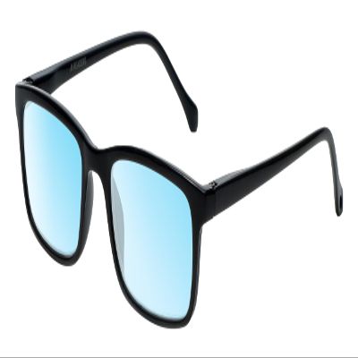 Medspex M Readers 105 Color Therapy Reading Glasses +1.00 Black/Baby Blue Unisex Fluorescent Light Sensitivity Chromotherapy Chakra Healing