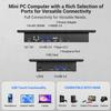 11.6 Inch Industrial Embedded Panel PC Mini Desktop PC Win 11 N5095, Mini Tablet with Touchscreen, 8GB RAM, 128GB eMMC, Dual 4K Screen Display HDMI2.0 & Type-C3.1, Dual RS232, WiFi5, BT5.0, Lan RJ-45 view 3