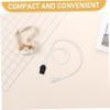 GANAZONO 2Pcs Transparent Cupping Extension Tubes High Elastic Hand Pump Replacement Hoses for Salon Home Use Flexible Cupping Connector for Enhanced Comfort and Versatile view 3
