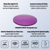 Medspex M Readers 105 Color Therapy Reading Glasses +1.75 Black/Passion Purple Unisex Fluorescent Light Sensitivity Chromotherapy Chakra Healing view 2