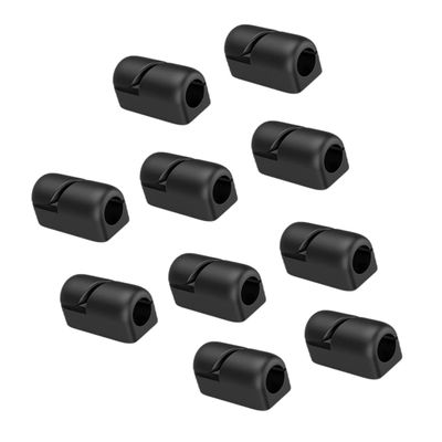 Operitacx 10pcs Cable Management Clips Desk Cord Organizer for Home Office Sturdy Cable Clips for Tidy Wire Storage for Workstation