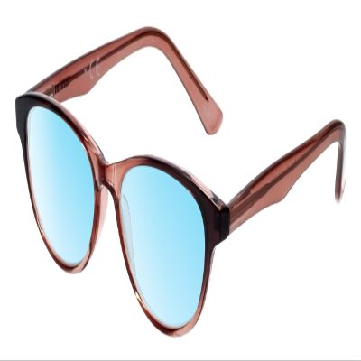 Medspex Corinne McCormack Polly Color Therapy Reading Glasses +1.50 Pink Black Fade/Baby Blue Womens Fluorescent Light Sensitivity Chromotherapy Chakra Healing