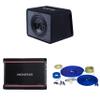 Memphis PRXE12S2 Single 12 Power Reference Series Loaded Enclosure with SRX300.1V Street Reference Series Mono Subwoofer Amplifier and Amp Wiring Kit view 1