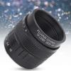 35mm F1.7 C Mount Television TV Film Fixed Focus Mirrorless Camera Lens Accessory, Lightweight Portable Photography Lens, 12 Aperture Blades for Circular Diffuse Spots, MC (Black) view 2