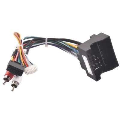 Car Radio Stereo Wiring Harness Cable Adapter Android 16pin, for Mercedes Benz, for W169 W176 W245 W246 W203 W209 W164 W639 X164 car Radio Wiring Harness(with Canbus)