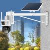BAIFUPIANZHEN Outdoor Security Wall Pole Mounting Loop Bracket,Long Arm Support Monitoring Pole Hoop Bracket,Surveillance Security Camera Mount Bracket,for CCTV Security Camera view 4