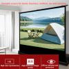 Desktop Projector Screen, Manual Projection Screen, Movable Pull-up Projection Screen, for Garden Bedroom Camping Tent Cinema, Anti-Crease Movie Projection Screens for Indoor Home Office Theater(40"4: view 2