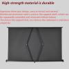 Desktop Projector Screen, Manual Projection Screen, Movable Pull-up Projection Screen, for Garden Bedroom Camping Tent Cinema, Anti-Crease Movie Projection Screens for Indoor Home Office Theater(40"4: view 3