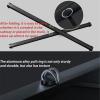 Desktop Projector Screen, Manual Projection Screen, Movable Pull-up Projection Screen, for Garden Bedroom Camping Tent Cinema, Anti-Crease Movie Projection Screens for Indoor Home Office Theater(40"4: view 4
