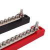 2pcs 12 Terminal Bus Bar Power Distribution Block 48V 150A Low Resistance Good Conductivity for Cars RVs Ships view 4