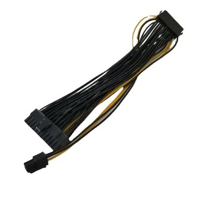 VSVAKHXC Small 24Pin to Plus & CPU 4Pin Power Suplly Cable Male Female for Supply