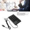 Aurovibe 19 Key Numeric Keypad, USB Wired Number Pad with 3 Colors Backlit, U Shaped Soft Touch Keys, Plug and Play for Laptop PC Desktop, Excellent for Spreadsheets and Financial Apps view 4