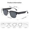 VITXZE NVAZ Smart Glasses for Women & Men, Sunglasses with Bluetooth Speaker, UV400 Protection, Wireless Music & Calls, Lightweight Frame, Touch Control Compatible with iOS/Android (MH007-A) view 4