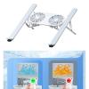 Adjustable Aluminum Laptop Stand with Cooling Fan for 13-21in Laptop Notebook Cooling Effective Heat Dissipation Multi Laptop view 3