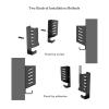 KEIYANA Adjustable Tablet Phone Holder Wall Mounted with Charging Slot for Electronic Devices for Most Tablets and Phones Adjustable Tablet Bracket view 3