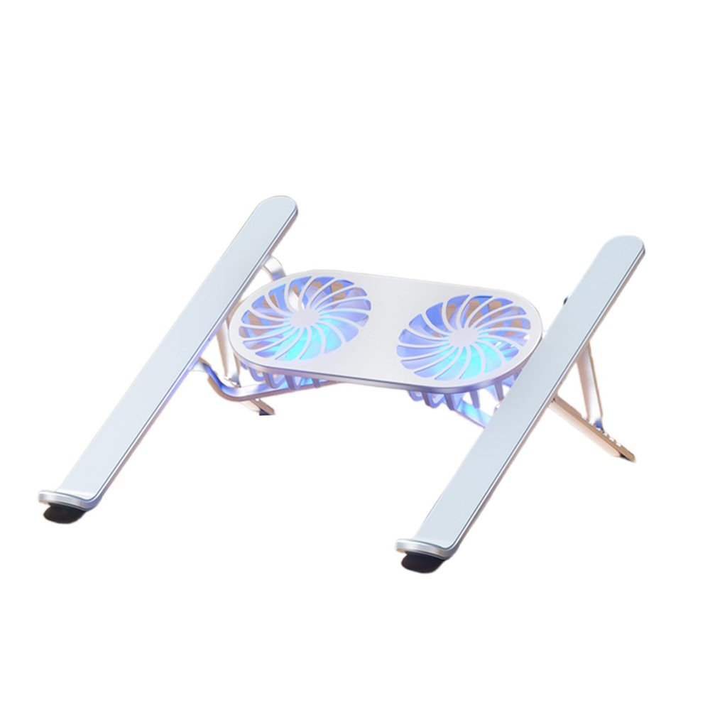 Adjustable Aluminum Laptop Stand with Cooling Fan for 13-21in Laptop Notebook Cooling Effective Heat Dissipation Multi Laptop