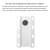 BAIFUPIANZHEN Security Camera Pole Mount Bracket, Steel Vertical Pole Mount Adapter Brackets with LoopsLong Arm Support Monitoring Pole Hoop Bracket IP Camera Bracket, for CCTV IP WiFi Camera view 3