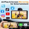 7 Wireless Apple CarPlay & Android Auto Screen - Portable Car Display with AirPlay, Screen Mirroring, FM/AUX Audio, Easy to Install, Convenient Upgrade for Older Cars, Families, Commuters view 3