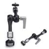 5 Inch Adjustable Friction Power Articulating Magic Arm, 360 Degree Rotation, Aluminum Alloy Body, Anti Paint, Universal 1/4in Screw Interface for Video Equipme view 2