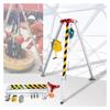 Emergency Rescue Tripod System - Portable Retractable Tripod for Fall Protection & Rescue, 1800lbs Winch, Safety Belt Included, 2-Piece Set for Safety Professionals & Emergency Responders view 1