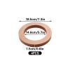 4 PCS 6.5 Inch Wooden Speaker Spacer Ring, Universal MDF Car Speaker Spacer for Cars, Boats, Trucks, and RV, Brown view 3
