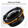 K&F Concept PL-RF Mount Lens Adapter, PL Mount Lens Converter Compatible with Canon RF Mount Cameras view 3