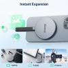 iDsonix 2TB Magnetic Portable SSD for iPhone, External Solid State Drive Up to 4000MB/s, Support ProRes HDR Record and Store, Compatible with Tablet, Laptop, Camera, iPhone 15 and Above - iQ40 view 3
