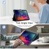 Tablet Case Cover for ApoloMedia EP1095T/ApoloSign EP1095T,Multi-Viewing Angles,Slim Light Shell Stand Cover for ApoloMedia EP1095T/ApoloSign EP1095T Tablet with Hand Strap& Pencil Holder,Navy Blue view 4