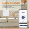 2025 Upgraded Android Air Tracker 4 Pack, Bluetooth Tracker for Android Phones, Compatible with Google Find Hub Device, Item Locator for Keys, Luggage, Backpack, Travel, White view 3