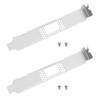 ECSiNG 2pcs Full Bracket 120.5x18 mm NIC Bracket Compatible with Mellanox CX455A MCX455A view 1