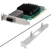 ECSiNG 2pcs Full Bracket 120.5x18 mm NIC Bracket Compatible with Mellanox CX455A MCX455A view 3