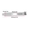 ECSiNG 2pcs Full Bracket 120.5x18 mm NIC Bracket Compatible with Mellanox CX455A MCX455A view 4