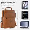 11 Inch Tablet Sleeve Case, Leather iPad Bag for 2026 iPad Air 11 M4 M3 & Pro 11 M4 M5 with Magic Keyboard, Fire HD 10/Max 11, Galaxy Tab A9+ Plus, Brown view 2