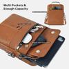 11 Inch Tablet Sleeve Case, Leather iPad Bag for 2026 iPad Air 11 M4 M3 & Pro 11 M4 M5 with Magic Keyboard, Fire HD 10/Max 11, Galaxy Tab A9+ Plus, Brown view 3
