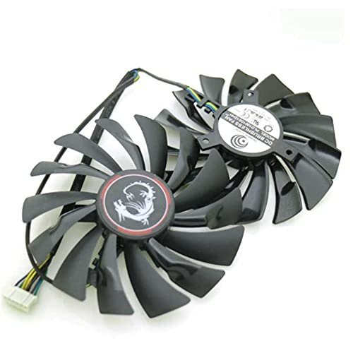 A Set PLD10010S12HH 95mm 12V 0.40A 6Pin VGA Fan Compatible for GTX980Ti GTX970 GTX980 Graphics Card Cooling Fan 6Wire 6Pin