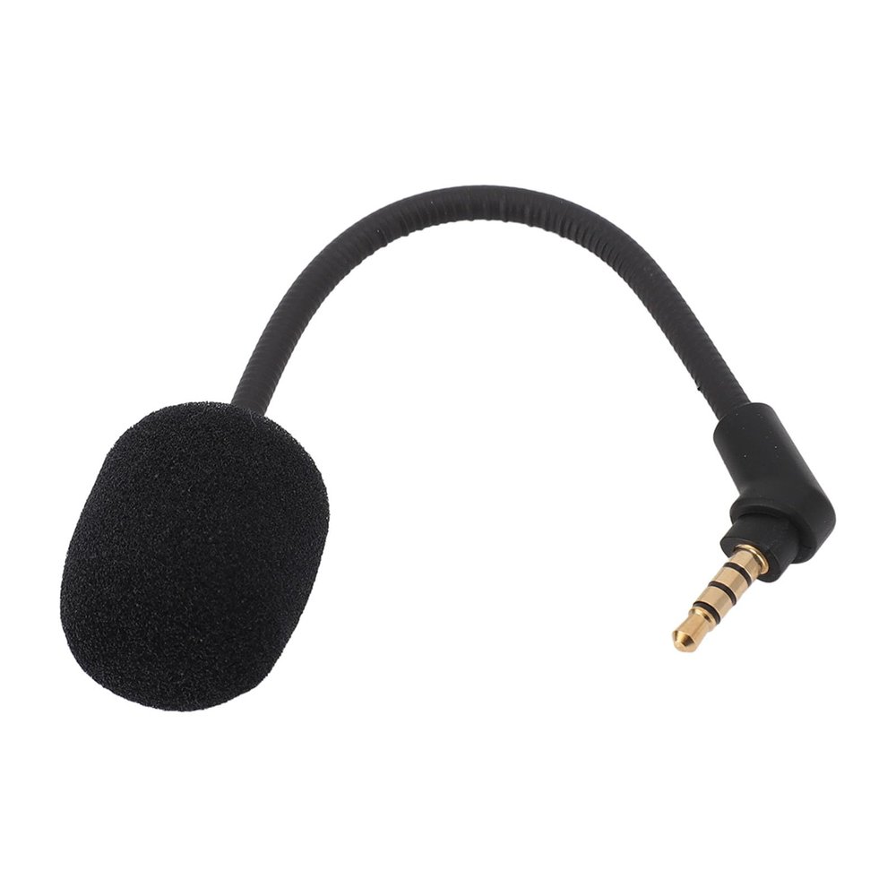 VBESTLIFE Replacement Game Mic for Cloud Flight, Flight S Gaming Headset, 3.5mm Jack Noise Cancelling Detachable Boom Microphone