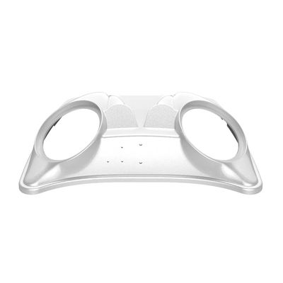 Advanblack Color-Matched Dual 8" Speaker Lids for Harley Rushmore Rear Tour Trunk Pack  Fits Razor, Chopped & King Rear Tour Trunk Pack  ABS Plastic with Backrest Pad (White Onyx Pearl)