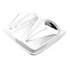 Advanblack Color-Matched Dual 8" Speaker Lids for Harley Rushmore Rear Tour Trunk Pack  Fits Razor, Chopped & King Rear Tour Trunk Pack  ABS Plastic with Backrest Pad (White Onyx Pearl) view 4